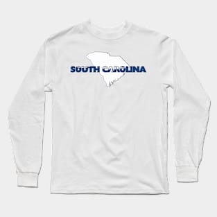 South Carolina Colored State Letters Long Sleeve T-Shirt